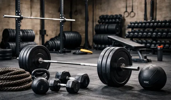 Modern gymnasium representing fitness facilities at Sobha Kismatpur clubhouse